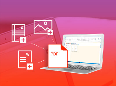 WORD、EXCEL、PowerPoint、画像ファイルなど約200種類以上のファイル形式からPDFを作成！
