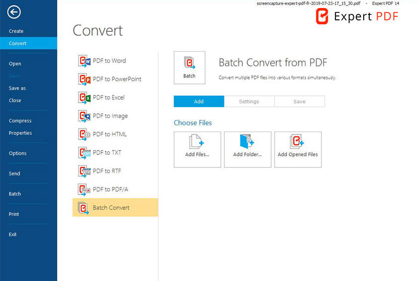 Convert your PDFs to an accurate file without losing information: the items and layout are completely recovered and become fully editable.