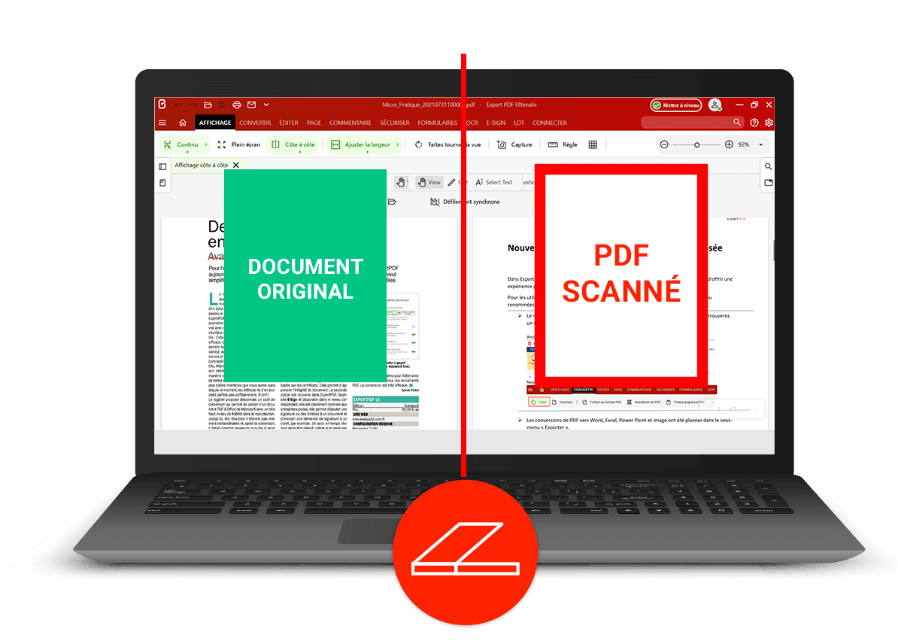 Scan your document and then use the OCR feature to create a...